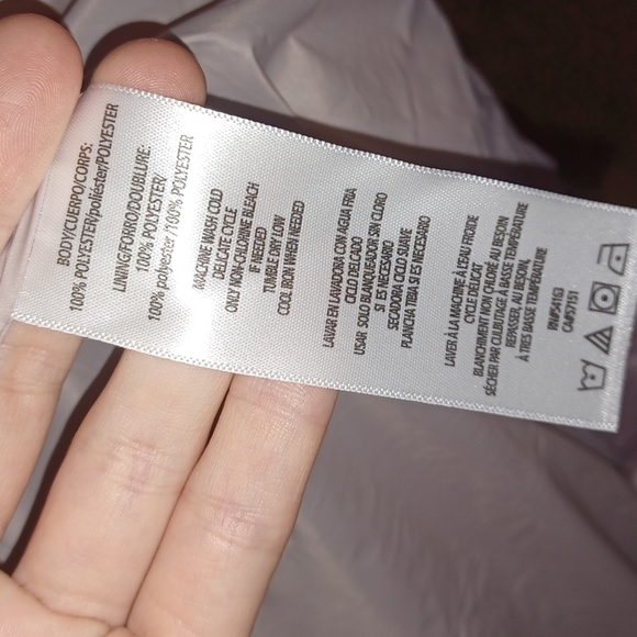 Calvin Klein Hooded Packable Raincoat Pink Performance Trench Women's Large coat - Picture 11 of 17